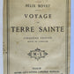 1866 VOYAGE en TERRE SAINTE by FELIX BOVET ILLUSTRATED w/ MAPS antique