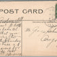 AMBOY IL CHURCHES ANTIQUE POSTCARD