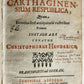 1664 CARTHAGO sive CARTHAGINENSIUM RESPUBLICA antique VELLUM BOUND in LATIN