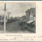 NORTH ANSON ME MAIN STREET ANTIQUE POSTCARD