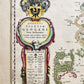 1640 MAP of GERMANY POLAND GLOGOW SILESIA by WILLEM BLAEU antique AUTHENTIC