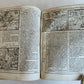 1602 BIBLE in LATIN ILLUSTRATED w/ MAP & NUMEROUS WOODCUTS antique