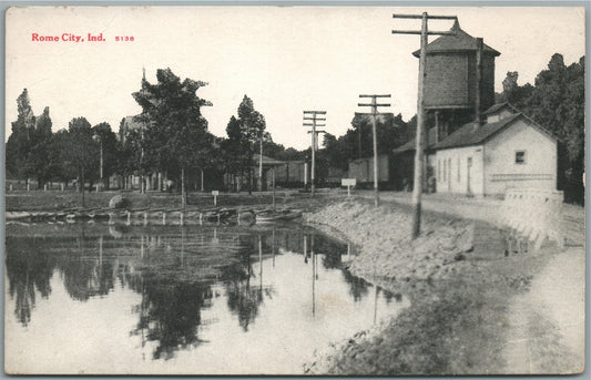 ROME CITY IN ANTIQUE POSTCARD