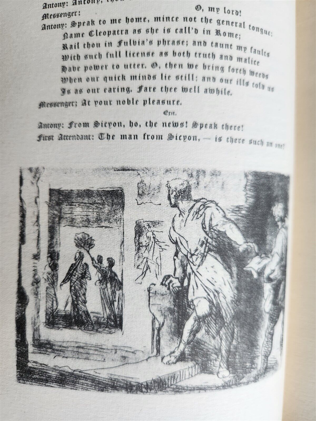 1925 ANTHONY & CLEOPATRA by WILLIAM SHAKESPEARE antique ILLUSTRATED