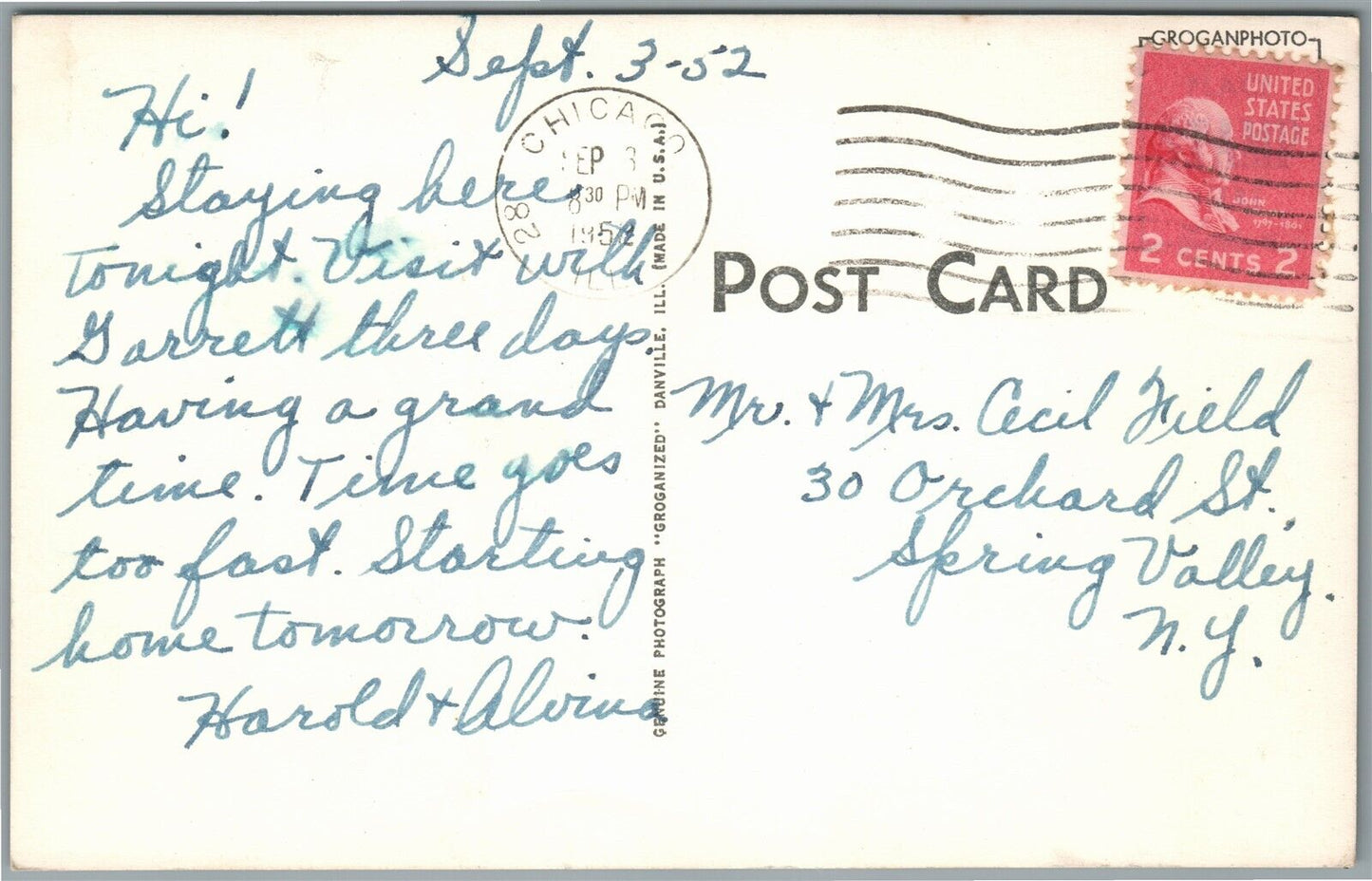 CHICAGO IL CONRAD HILTON VINTAGE REAL PHOTO POSTCARD RPPC