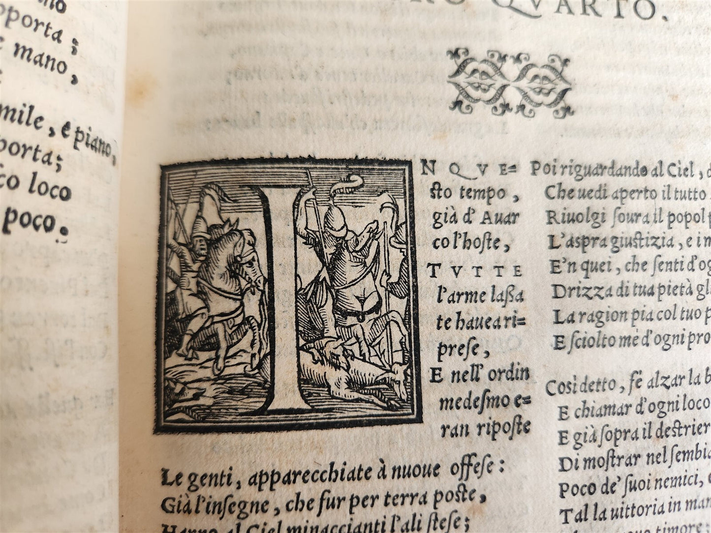 1570 La Avarchide del s. Luigi Alamanni POETRY antique VELLUM BOUND 16th CENTURY