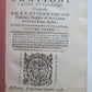 1598 DELLE ORATIONI LATINE et VOLGARI by Vittorio Carcano antique 16th CENTURY