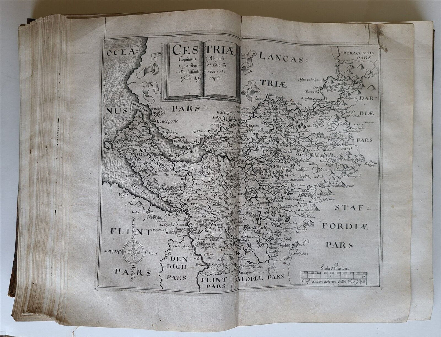 1637 BRITAIN DESCRIPTION of England Scotland Ireland antique ILLUSTRATED 48 MAPS