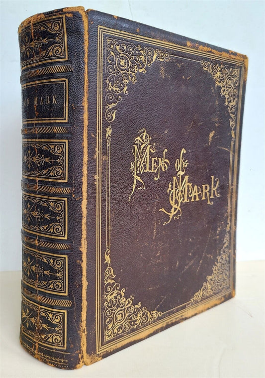 1871 SKETCHES of MEN of MARK antique ILLUSTRATED AMERICANA