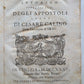 1735 TRATTENIMENTO ISTORICO SOPRA GLI ATTI DEGLI APOSTOLI antique VELLUM BOUND