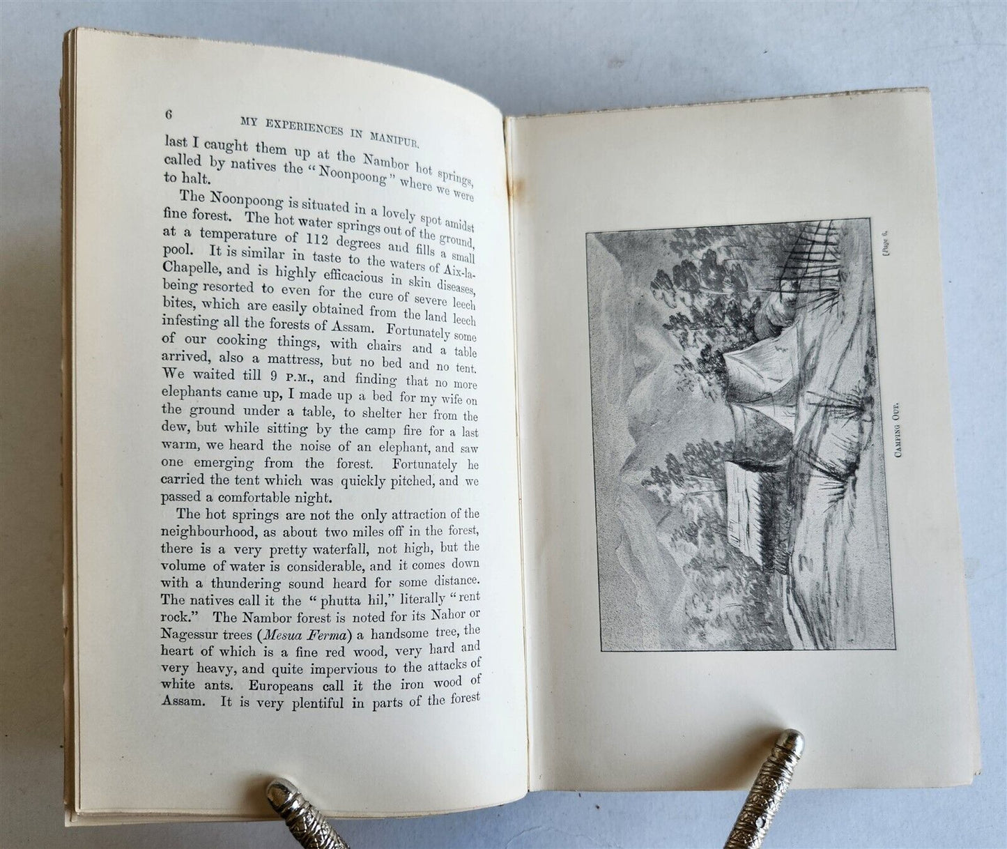 1895 M EXPERIENCES in MANIPUR & NAGA HILLS by J. JOHNSTONE antique ILLUSTRATED