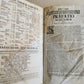 1737 BIBLE in GERMAN & LATIN antique MASSIVE FOLIO PIGSKIN BOUND 10 x 15"