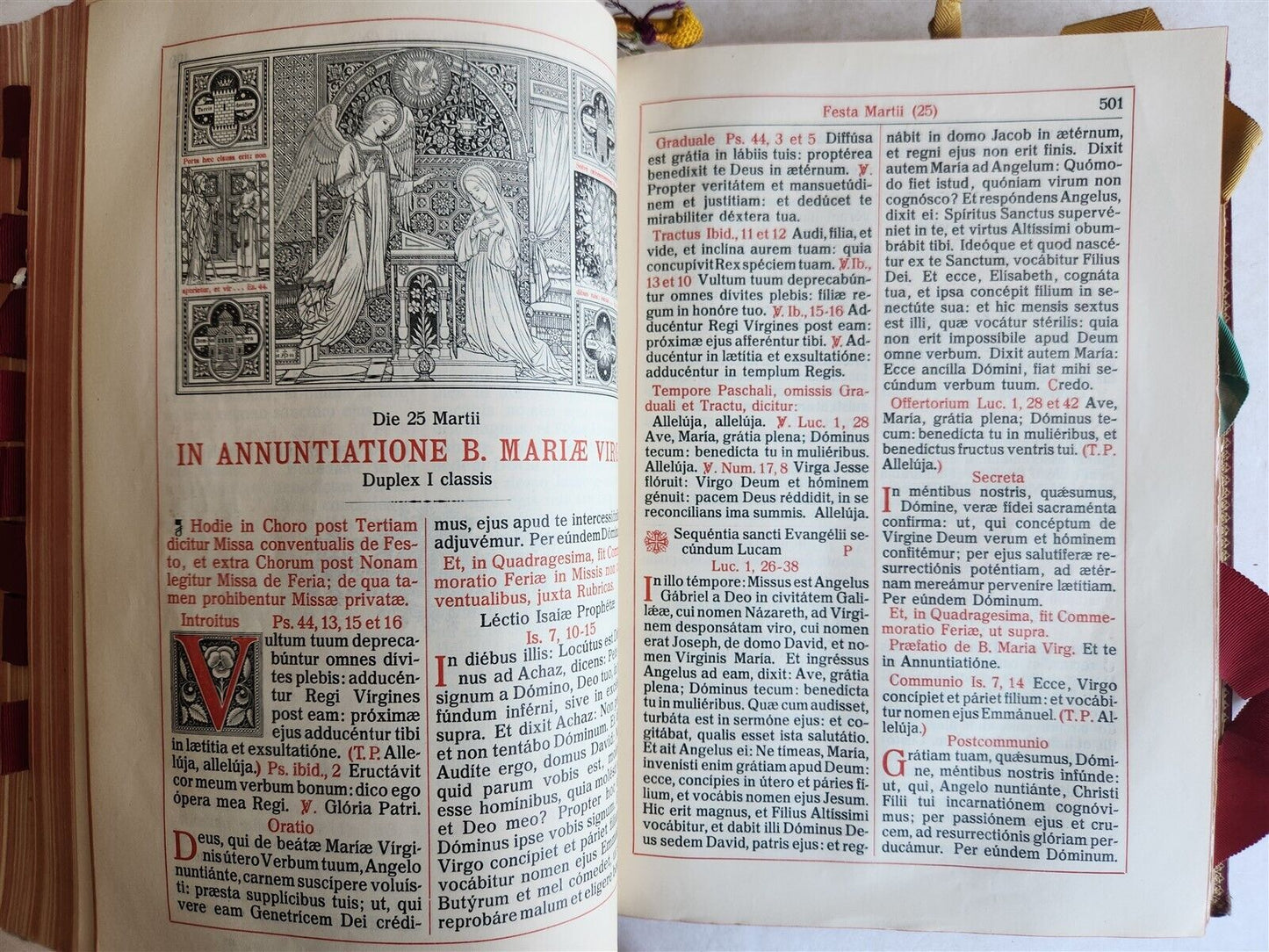1929 MISSALE ROMANUM antique MASSIVE FOLIO FINE LEATHER BINDING