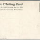 EAST AURORA NY THE CHAPEL PRIVATE MAILING CARD ANTIQUE POSTCARD