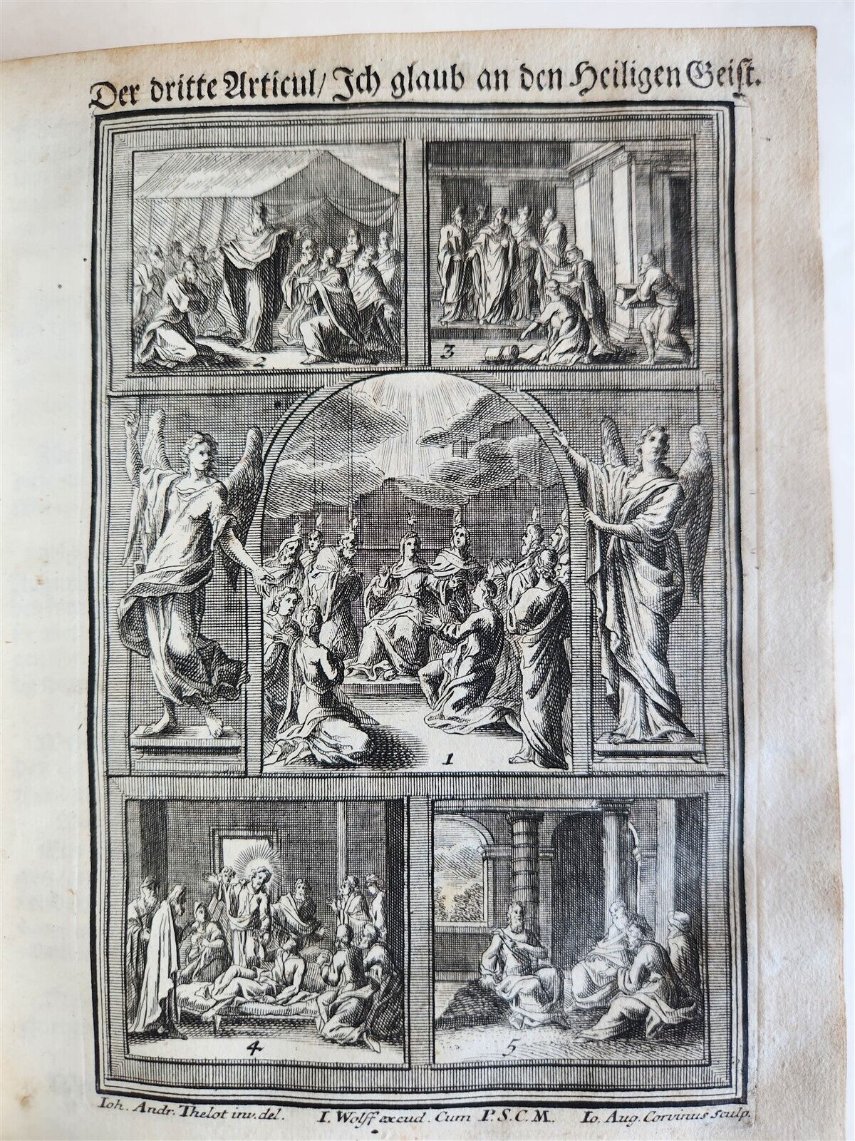 18th century ILLUSTRATED CATECHISM antique