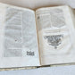 1593 DISPUTATIONES AGAINST HERETICS ROBERTI BELLARMINI antique PIGSKIN FOLIO v.3