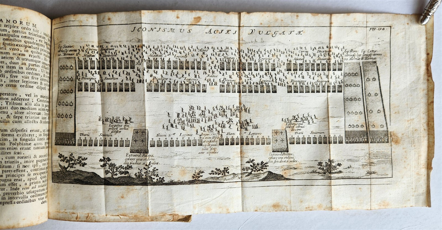 1759 ROMANA REPUBLICA Militari & Civili ROMANORUM antique VELLUM ILLUSTRATED