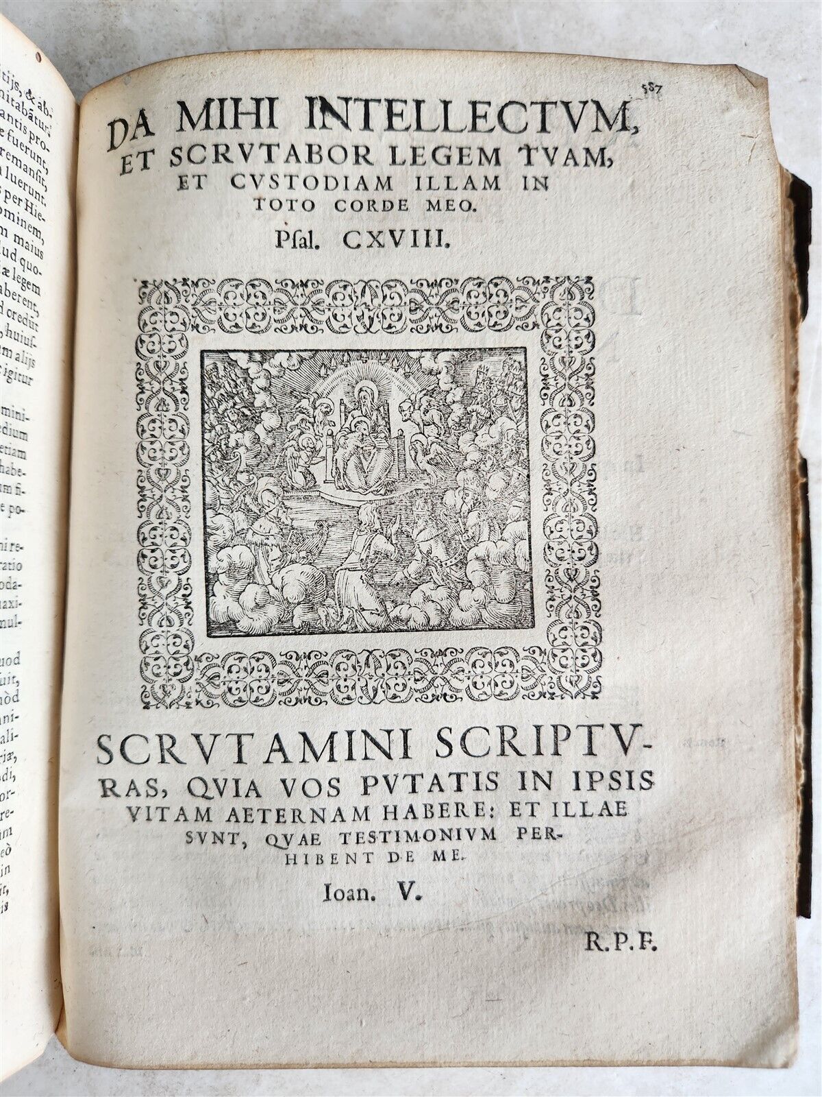 1588 Introductionis ad symbolum fidei ILLUSTRATED antique