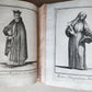 1706 ORDER of MILITANT CHURCH illustrated w/ 244 PLATES 2 VOLS antique VELLUM