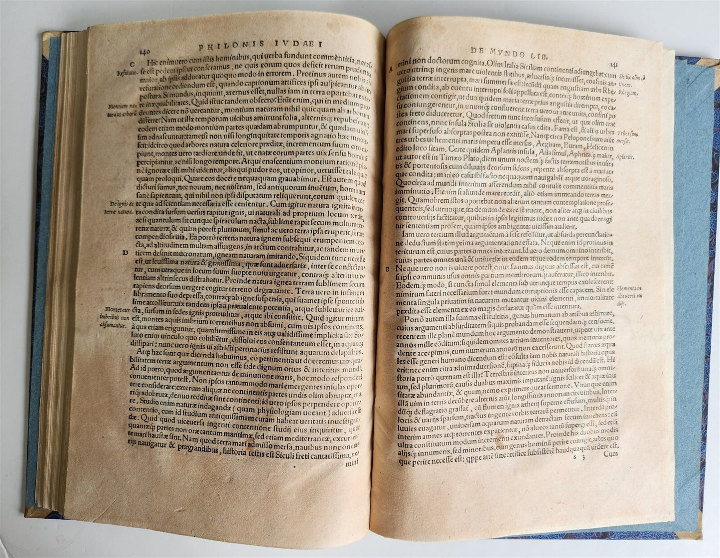 1527 POST-INCUNABULA PHILO of ALEXANDRIA antique Philonis Iudaei JUDAICA