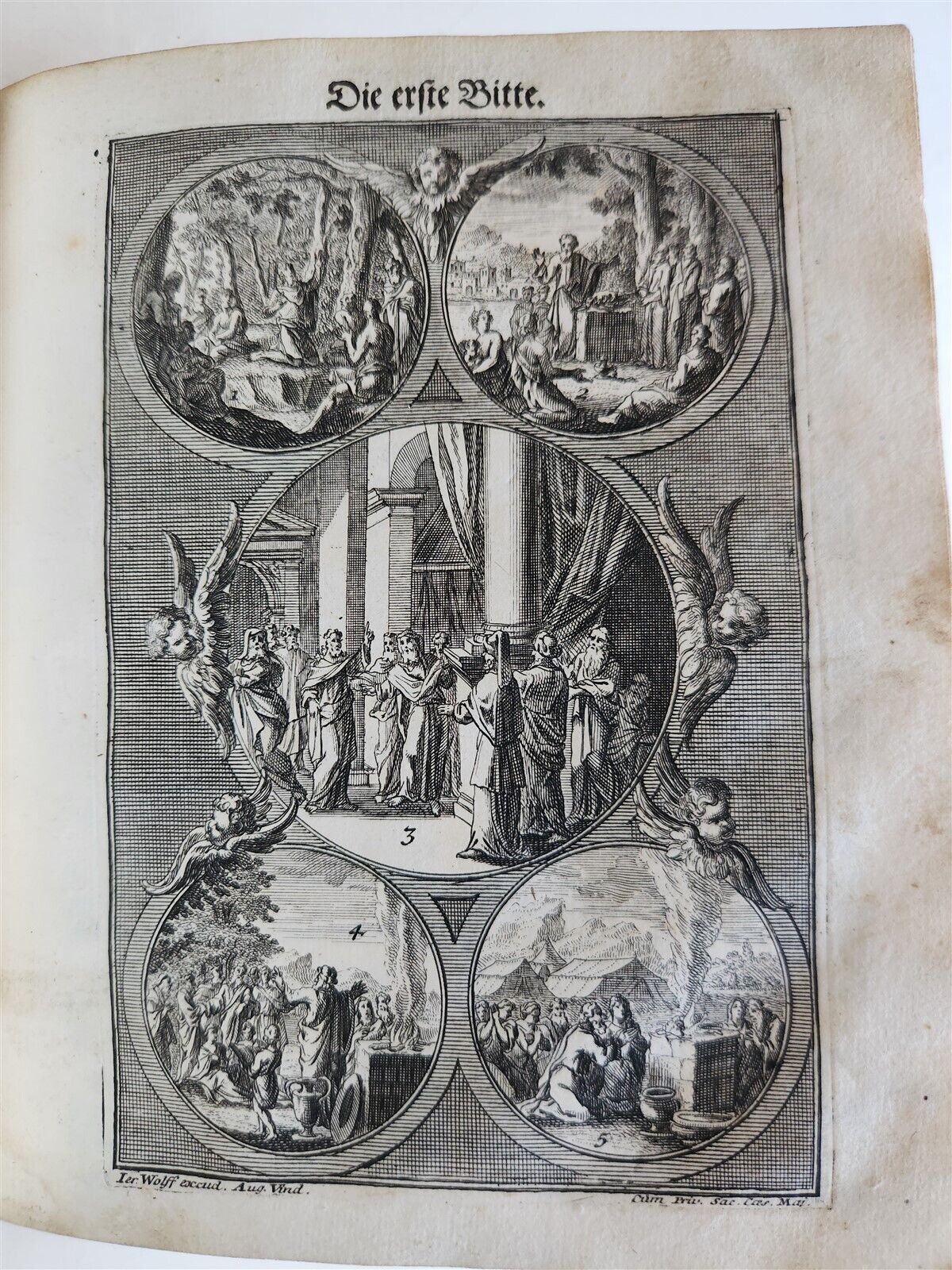 18th century ILLUSTRATED CATECHISM antique