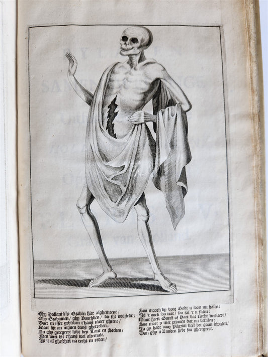 1699 CHRONICLE of COUNTS of HOLLAND antique ILLUSTRATED FOLIO vellum bound