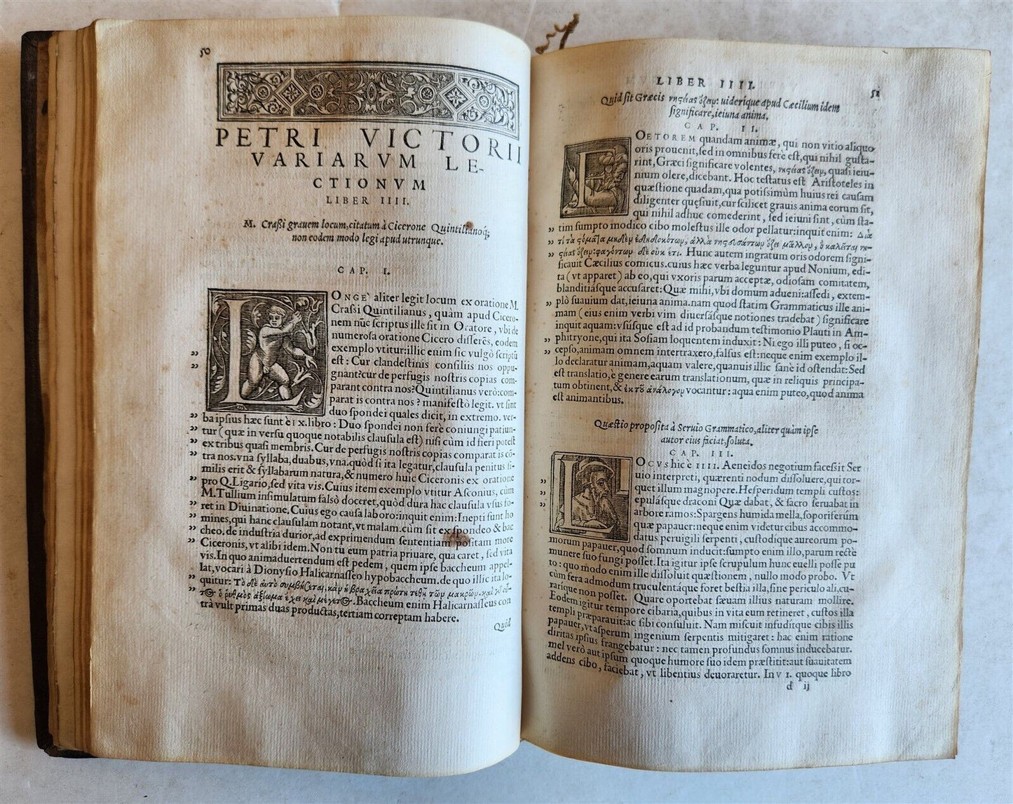 1554 VICTORII PETRI VARIARUM LECTIONUM antique 16th CENTURY