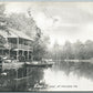 MT.POCONO PA MINAUSIN LAKE 1908 ANTIQUE POSTCARD