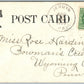 POCONO MANOR PA INN HOTEL 1909 ANTIQUE POSTCARD