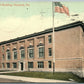 HAZLETON PA HIGH SCHOOL 1914 ANTIQUE POSTCARD w/ CORK CANCEL