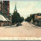 ROCHESTER PA ADAMS STREET FROM BRIGHTON AVENUE 1910 ANTIQUE POSTCARD