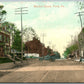 YORK PA MARKET STREET 1909 ANTIQUE POSTCARD