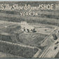 YORK PA SHOE HOUSE HAINES THE SHOE WIZARD ANTIQUE POSTCARD