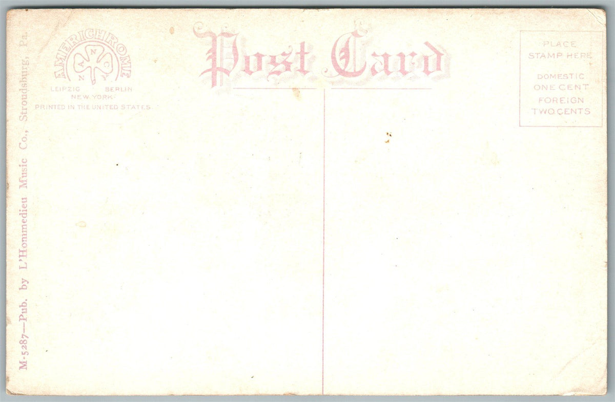 MT.POCONO MOUNT AIRY HOUSE ANTIQUE POSTCARD