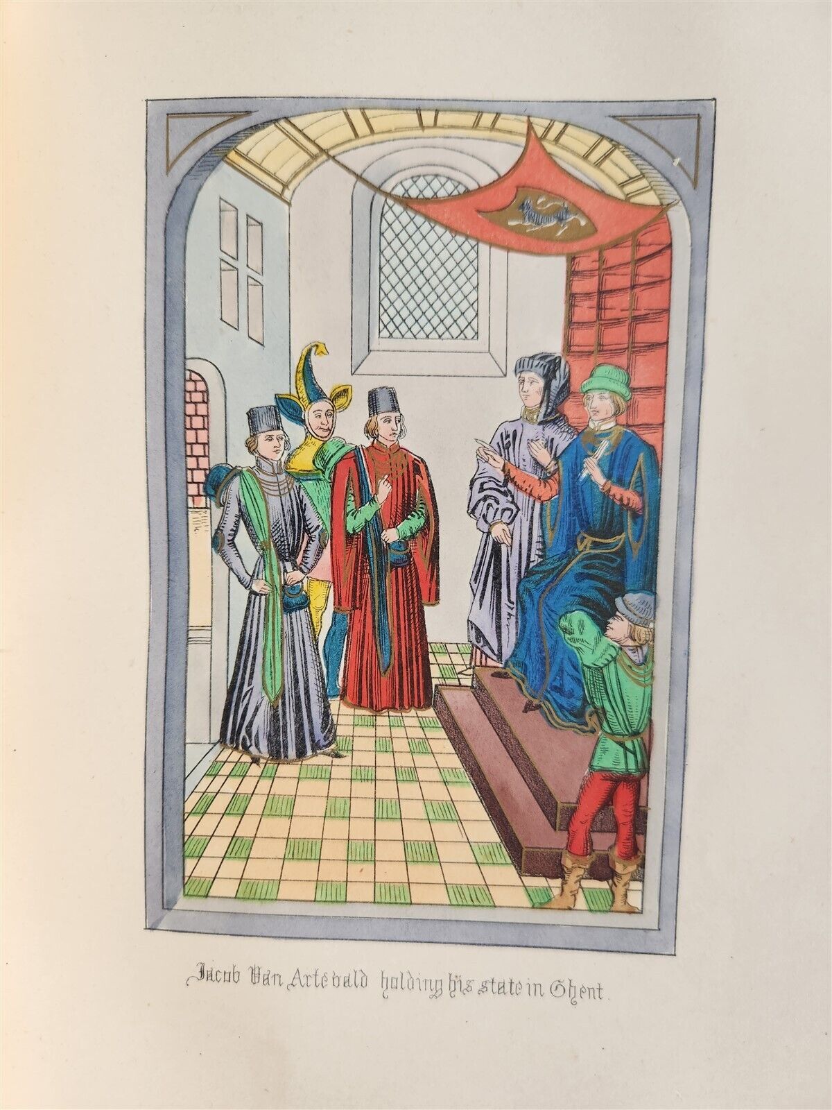 1868 FROISSART CHRONICLES of ENGLAND FRANCE SPAIN 2 VOLUMES antique ILLUSTRATED