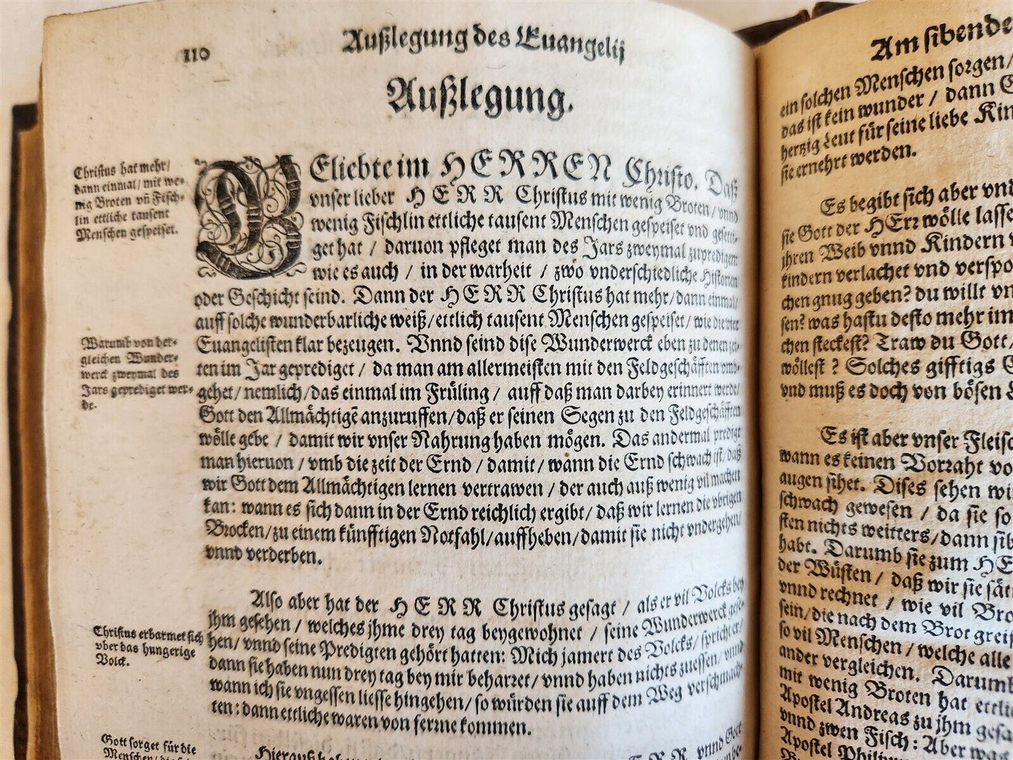 1598-1600 BIBLE COMMENTARY in GERMAN by Lucas Osiander antique