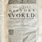 1666 HISTORY OF THE WORLD by WALTER RALEIGH antique ILLUSTRATED FOLIO w/ 8 MAPS