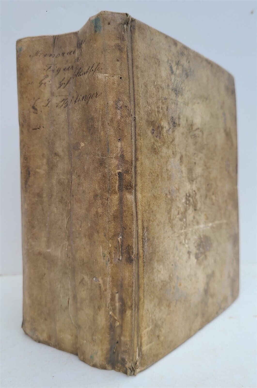 1742 HISTORY of ZURICH SWITZERLAND antique Memorabilia Tigurina VELLUM BOUND