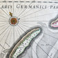 1640  FRISIA NETHERLANDS MAP by WILLEM BLAEU antique AUTHENTIC hand colored