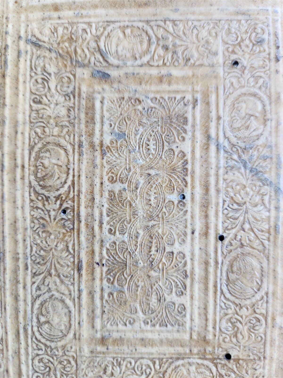 1593 DISPUTATIONES AGAINST HERETICS ROBERTI BELLARMINI antique PIGSKIN FOLIO v.3