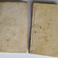 1773 ORAZIONI SACRE CAPPUCCINO BERNARDO MARIA GIACCO antique 2 vellum volumes