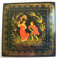 RUSSIAN PALEKH SCHOOL 5 SIDED VINTAGE LACQUER BOX ARTIST SIGNED
