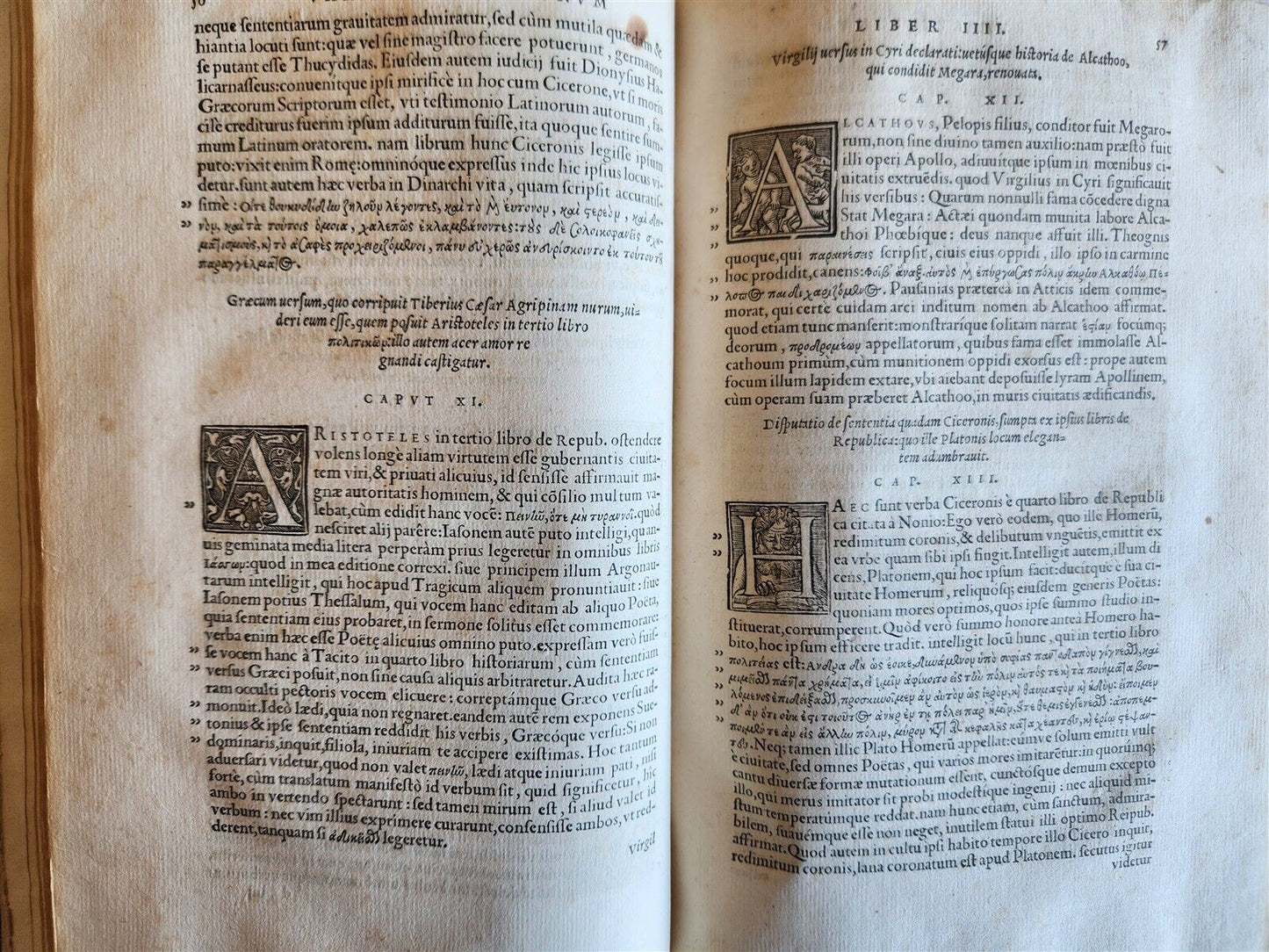 1554 VICTORII PETRI VARIARUM LECTIONUM antique 16th CENTURY