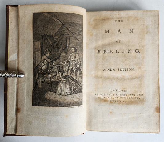 1787 MAN of FEELING antique by Mackenzie in ENGLISH