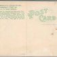 WASHINGTON CEDAR STUMP USED AS A POST OFFICE ANTIQUE POSTCARD