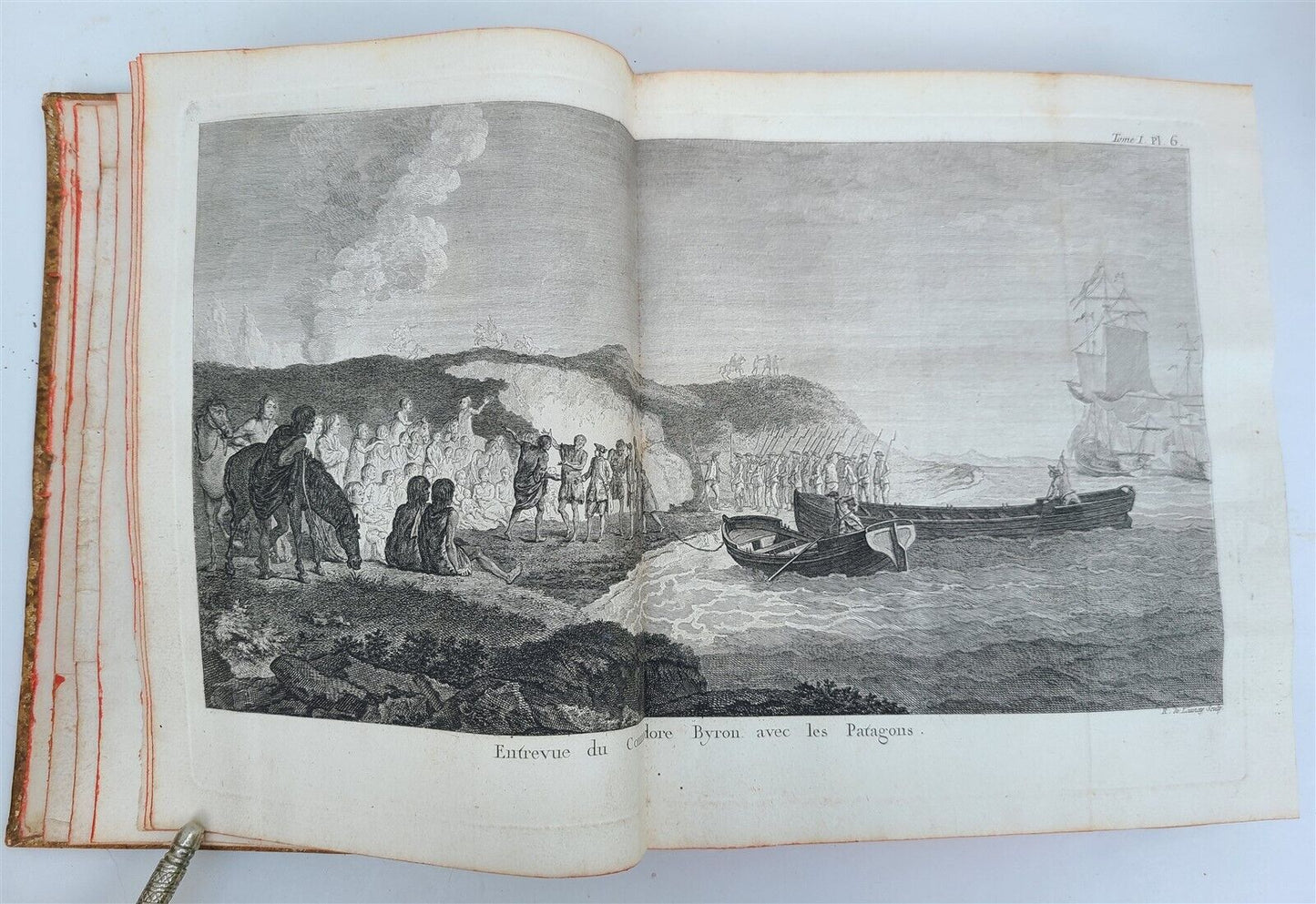 1774 VOYAGES of CAPTAIN COOK 4 vols plus ILLUSTRATED ATLAS antique in FRENCH