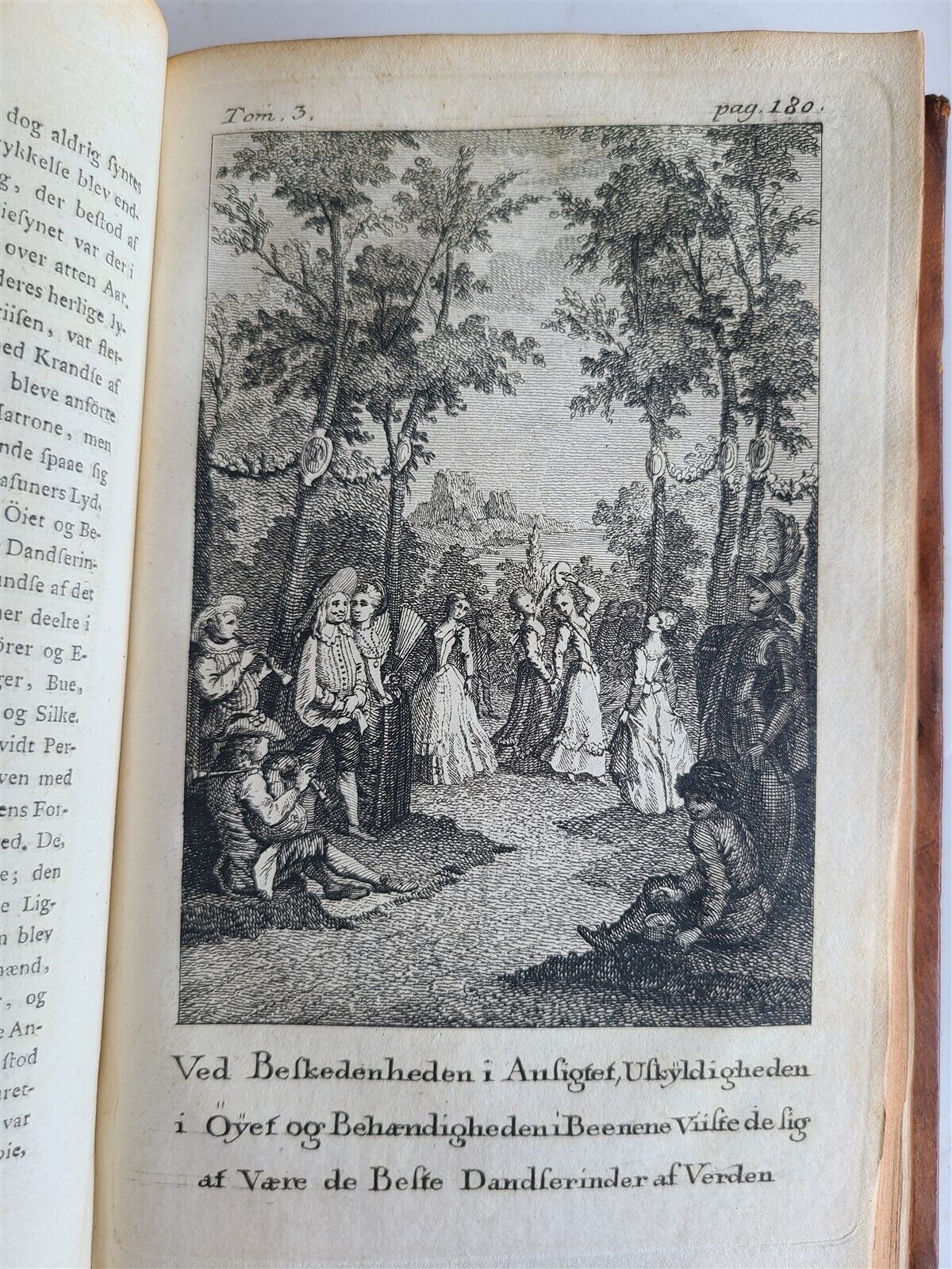 1776-77 4 vols DON QUIXOTE by CERVANTES 1st DANISH ED. antique ILLUSTRATED RARE