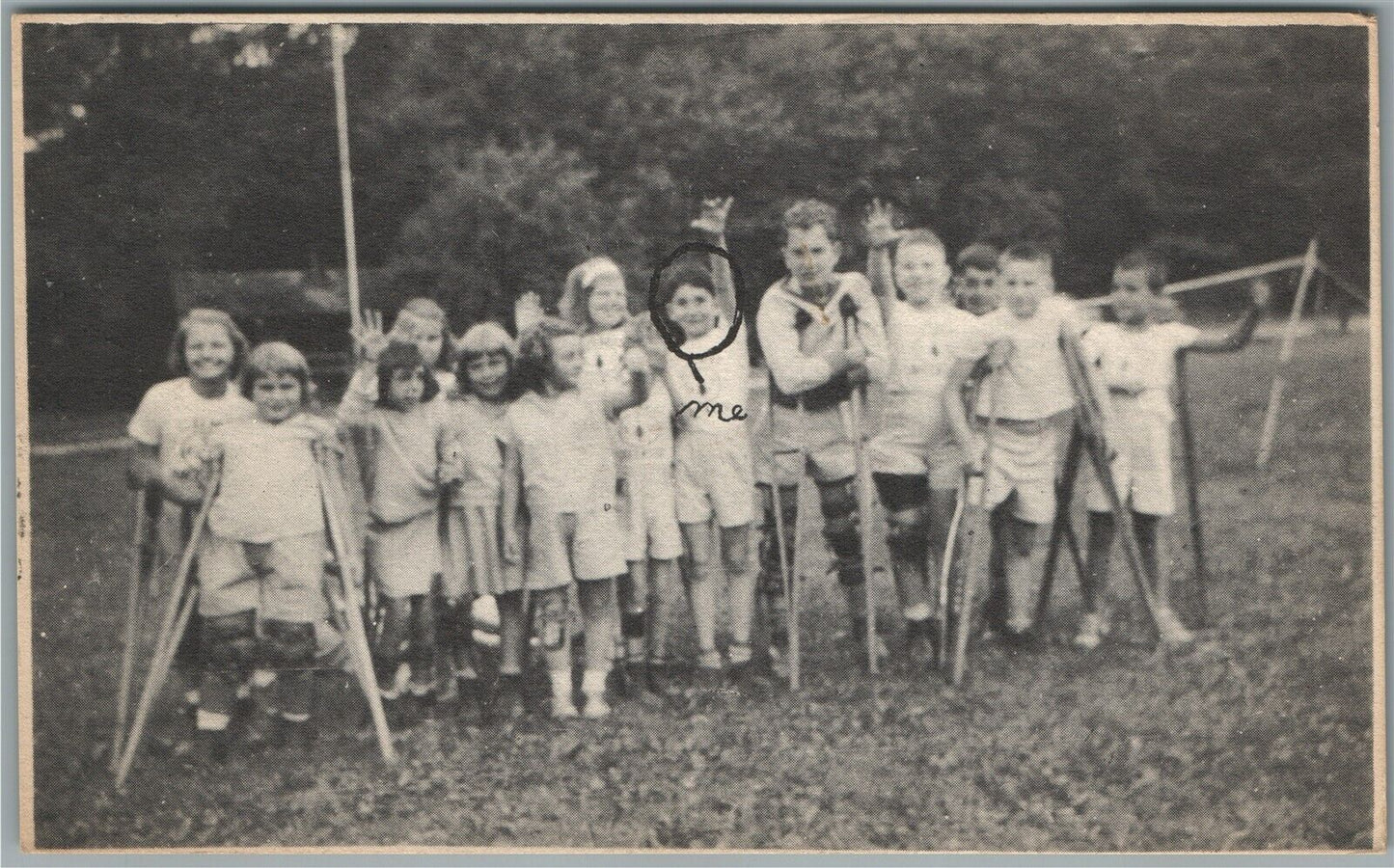 THURMONT MD CAMP FOR CRIPPLED CHILDREN ANTIQUE POSTCARD