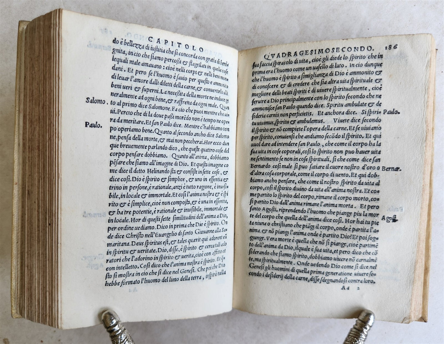 1550 EXPOSITION ON THE CREED antique 16th CENTURY vellum binding