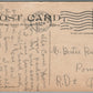 AKRON OH RAILROAD STATION RAILWAY DEPOT ANTIQUE POSTCARD